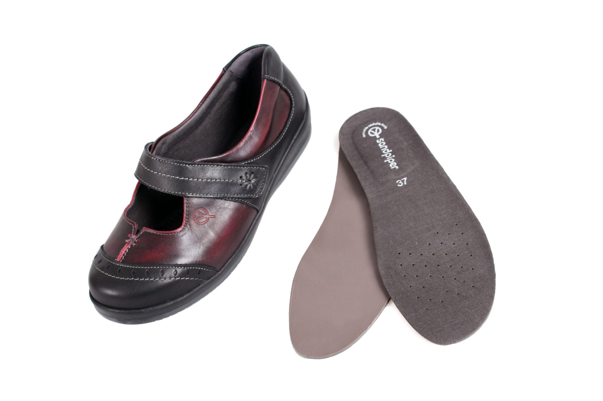 Sandpiper Filton 3in1-insoles ladies wider fitiing shoe