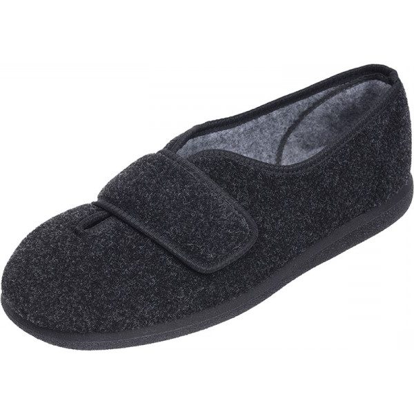 Ronnie Roomy Slipper and wider fitting slippers
